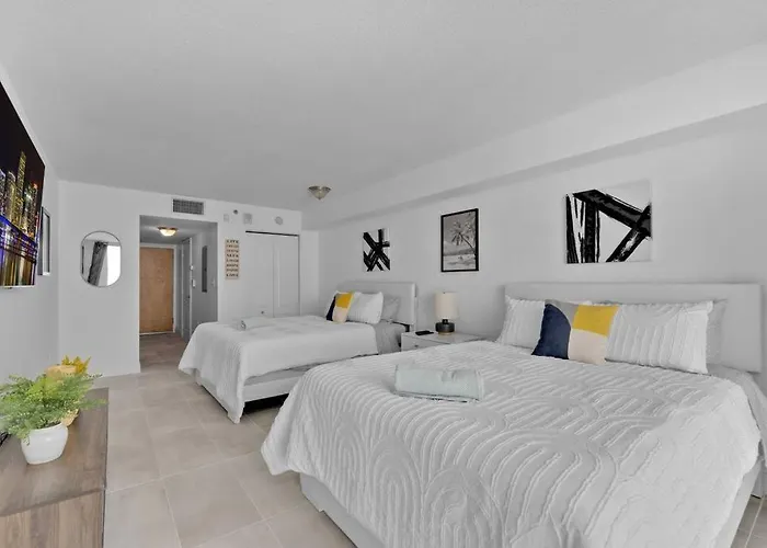 Lovely Studio In Brickell -2 Beds And Free Parking